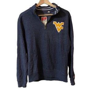 WEST VIRGINIA‎ Women's Quarter Zip Pullover Sweater